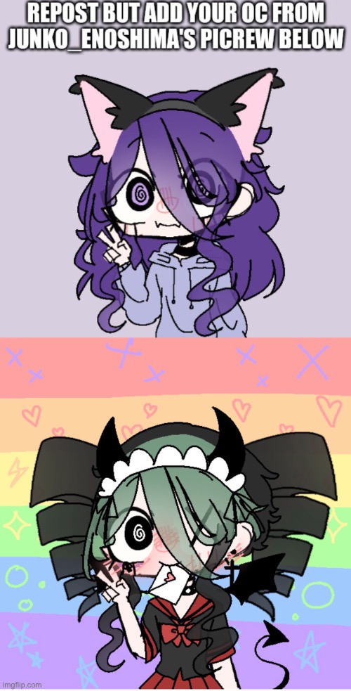 This is Millie lol (picrew link below) | made w/ Imgflip meme maker