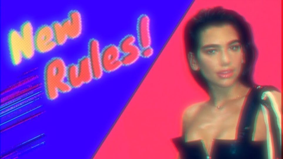 Dua Lipa I got new rules Blank Meme Template