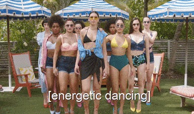 Dua Lipa energetic dancing Blank Meme Template