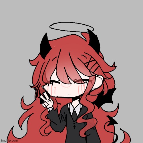 A little thing I made (If you couldn't tell, she was heavily inspired by Selever lol) | made w/ Imgflip meme maker