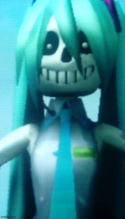 image tagged in miku but sans | made w/ Imgflip meme maker