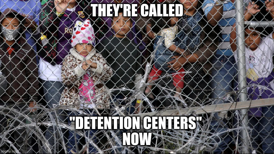 Detention center | THEY'RE CALLED; "DETENTION CENTERS" 
NOW | image tagged in gulag,concentration camp,death camp | made w/ Imgflip meme maker