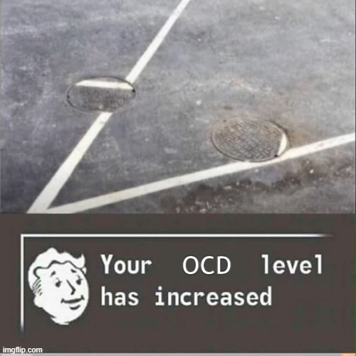 Panic Alert! | OCD | image tagged in your level has increased | made w/ Imgflip meme maker