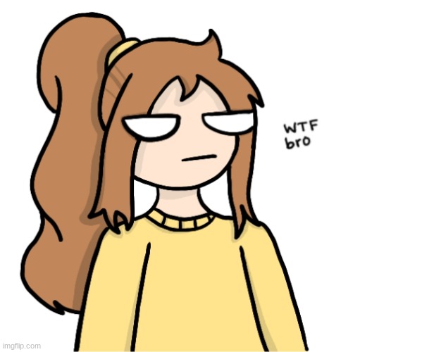 image tagged in bored lily | made w/ Imgflip meme maker