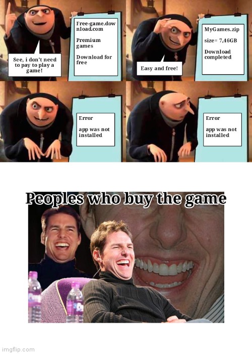 Premium (fake) games | image tagged in pirated games problem | made w/ Imgflip meme maker