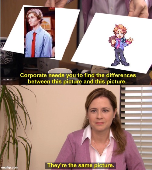 Clearly, it was unintentional | image tagged in memes,they're the same picture,friday night funkin,senpai,judge judy | made w/ Imgflip meme maker