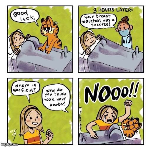 Oh god | image tagged in comics,garfield,haha,funny | made w/ Imgflip meme maker
