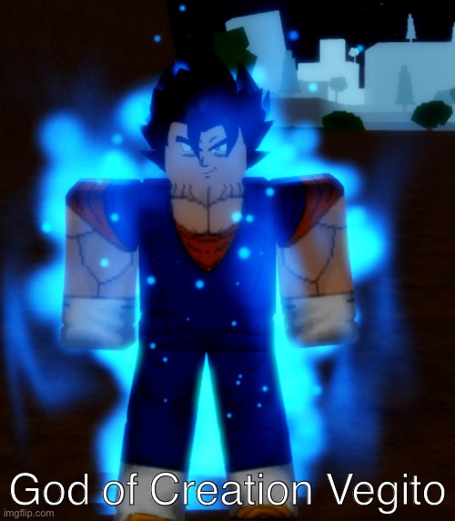God of Creation Vegito | made w/ Imgflip meme maker