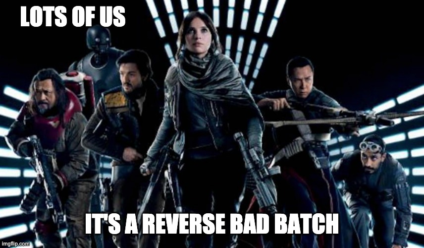 LOTS OF US IT'S A REVERSE BAD BATCH | made w/ Imgflip meme maker