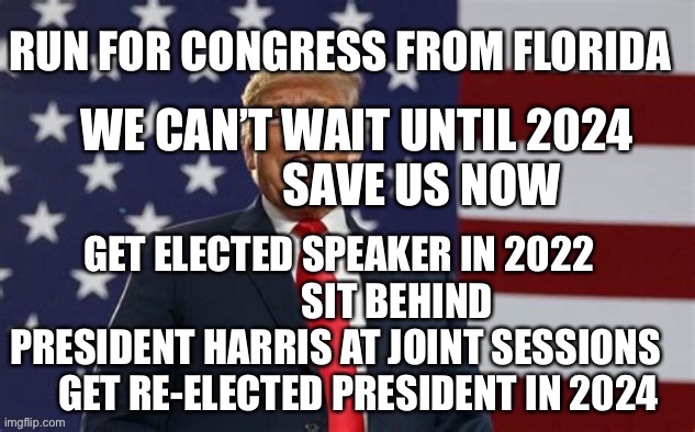 2023 Speaker Trump | WE CAN’T WAIT UNTIL 2024               SAVE US NOW | image tagged in soh trump,president trump | made w/ Imgflip meme maker