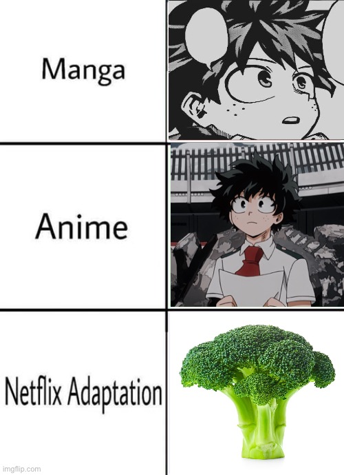A clever image title | image tagged in netflix adaptation | made w/ Imgflip meme maker