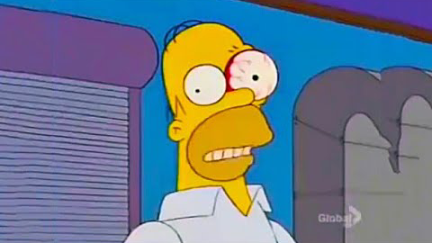 High Quality Homer Eye Pop Blank Meme Template