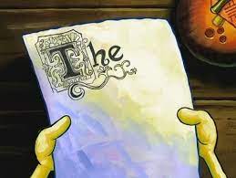 High Quality Spongebob The Essay Blank Meme Template