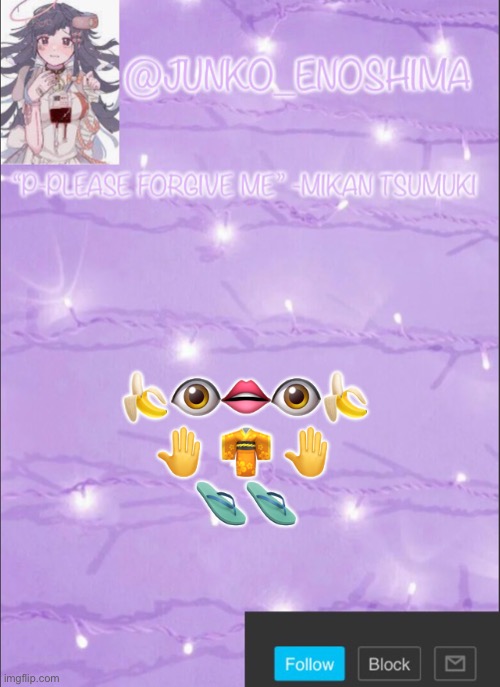 Hiyoko Sanji WHO lol | 🤚 👘 🤚
🩴🩴; 🍌👁👄👁🍌 | image tagged in junko s mikan template | made w/ Imgflip meme maker