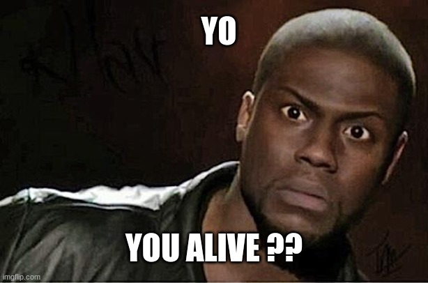 Kevin Hart | YO; YOU ALIVE ?? | image tagged in memes,kevin hart | made w/ Imgflip meme maker