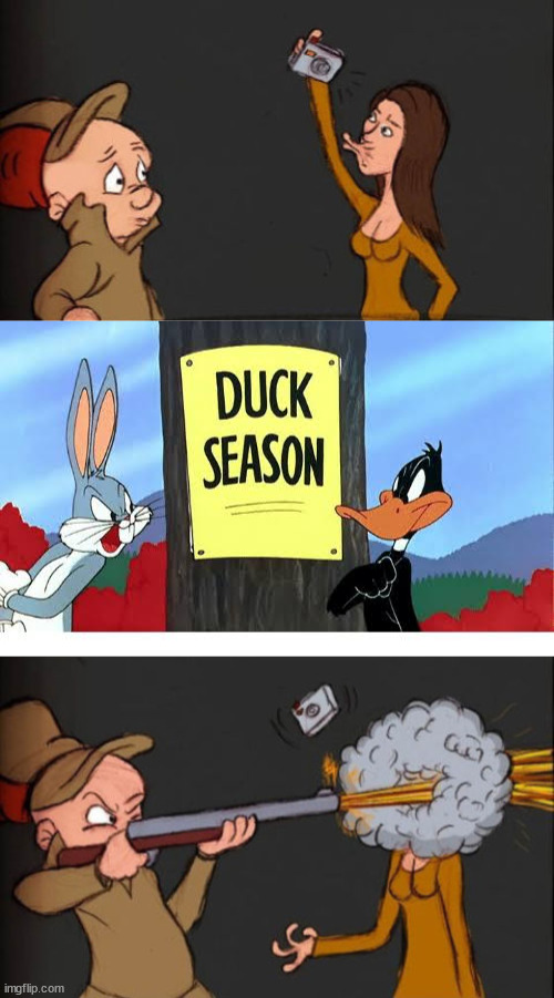 image tagged in duck season,comics/cartoons | made w/ Imgflip meme maker