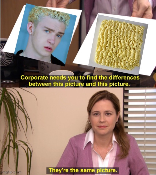 cmon noodles ain't that bad | image tagged in memes,they're the same picture | made w/ Imgflip meme maker