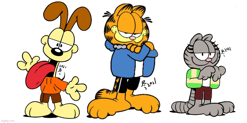 used the previous Garfield cause too lazy | image tagged in garfield,undertale | made w/ Imgflip meme maker