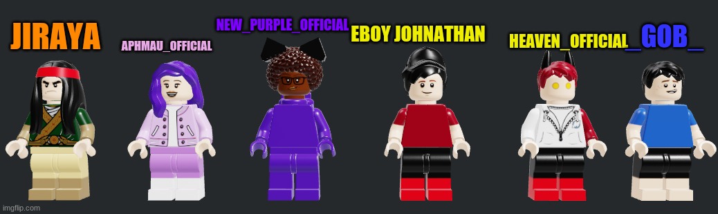 Done and Done | NEW_PURPLE_OFFICIAL; JIRAYA; _GOB_; EBOY JOHNATHAN; HEAVEN_OFFICIAL; APHMAU_OFFICIAL | made w/ Imgflip meme maker