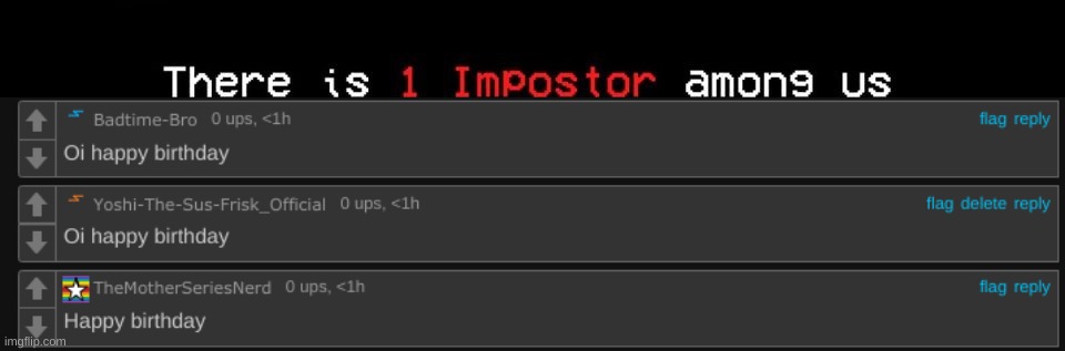 image tagged in there is 1 imposter among us | made w/ Imgflip meme maker