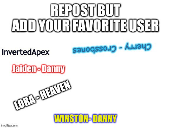 WINSTON- DANNY | made w/ Imgflip meme maker