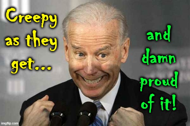 48 Years in Office: no one ever spoke up (professional courtesy) | Creepy as they get... and
damn
proud
of it! | image tagged in vince vance,creepy joe biden,memes,chester,the,molester | made w/ Imgflip meme maker