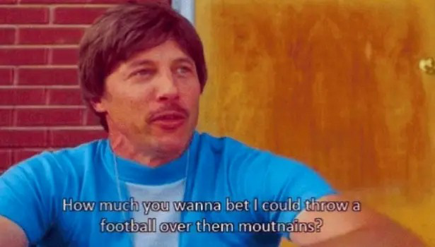 High Quality Napoleon Dynamite Uncle Rico football Blank Meme Template