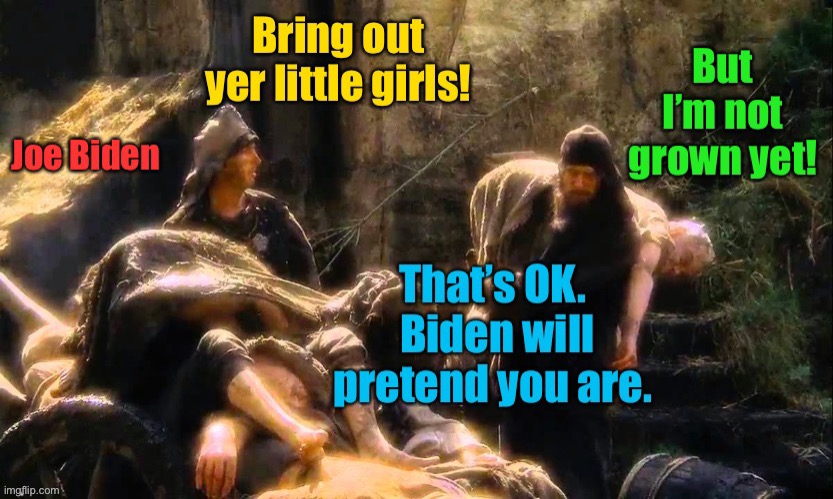 Pedo Joe! | image tagged in joe biden,president pedophilia,little girls,pretend adults,pervert | made w/ Imgflip meme maker