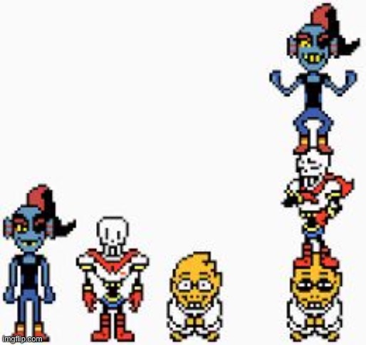 Image tagged in papyrus undyne alphys - Imgflip