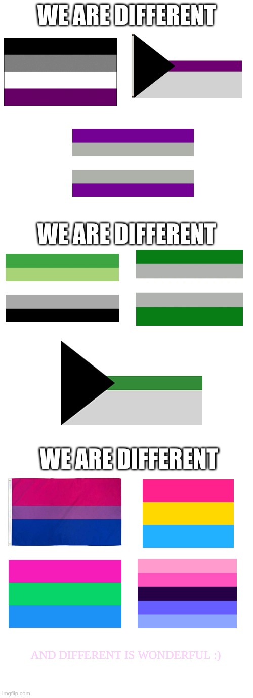 :) | WE ARE DIFFERENT; WE ARE DIFFERENT; WE ARE DIFFERENT; AND DIFFERENT IS WONDERFUL :) | image tagged in memes,blank transparent square,blank white template | made w/ Imgflip meme maker