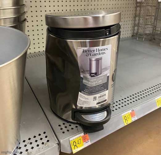 This Trashcan is going in the trash! | image tagged in trash can bent | made w/ Imgflip meme maker