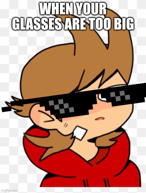 Is this true to anyone? | WHEN YOUR GLASSES ARE TOO BIG | image tagged in speechless | made w/ Imgflip meme maker