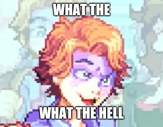 WHAT THE; WHAT THE HELL | made w/ Imgflip meme maker