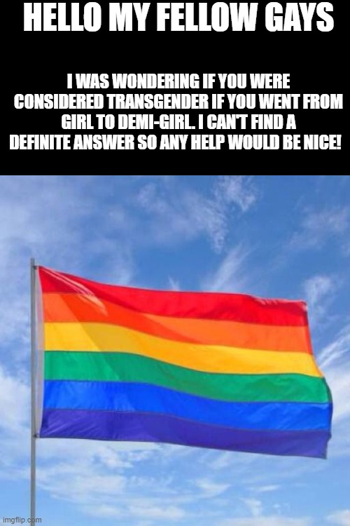 Gay flag meme dank