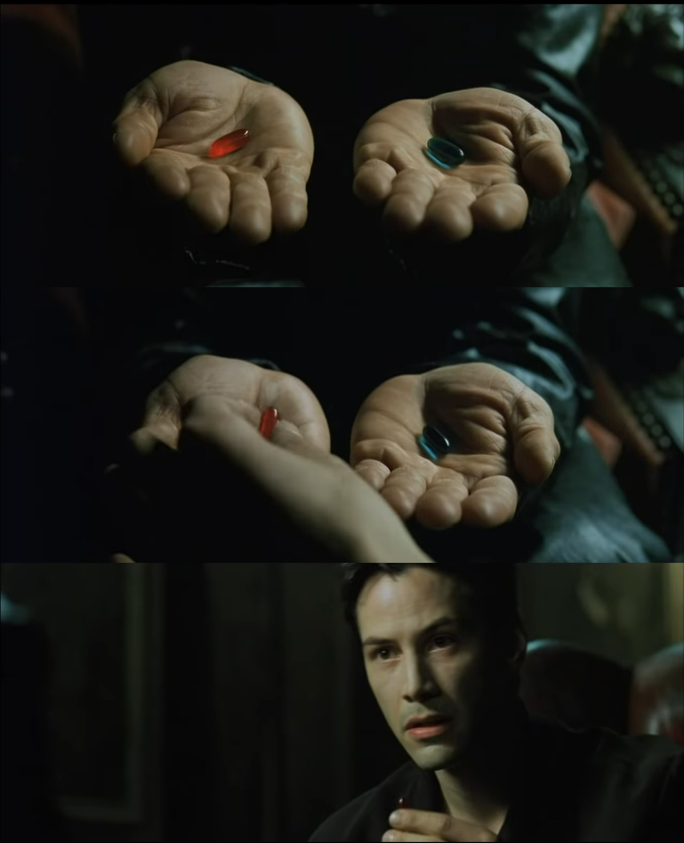 Red Pill Or Blue Pill Blank Template Imgflip