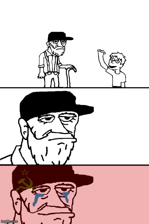 High Quality USsr person Blank Meme Template