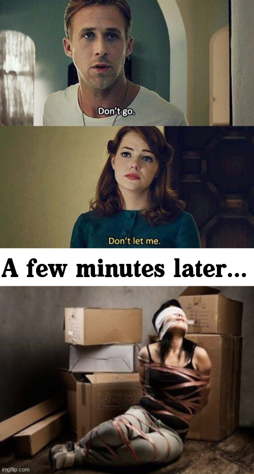 A few minutes later... | image tagged in dark humor | made w/ Imgflip meme maker