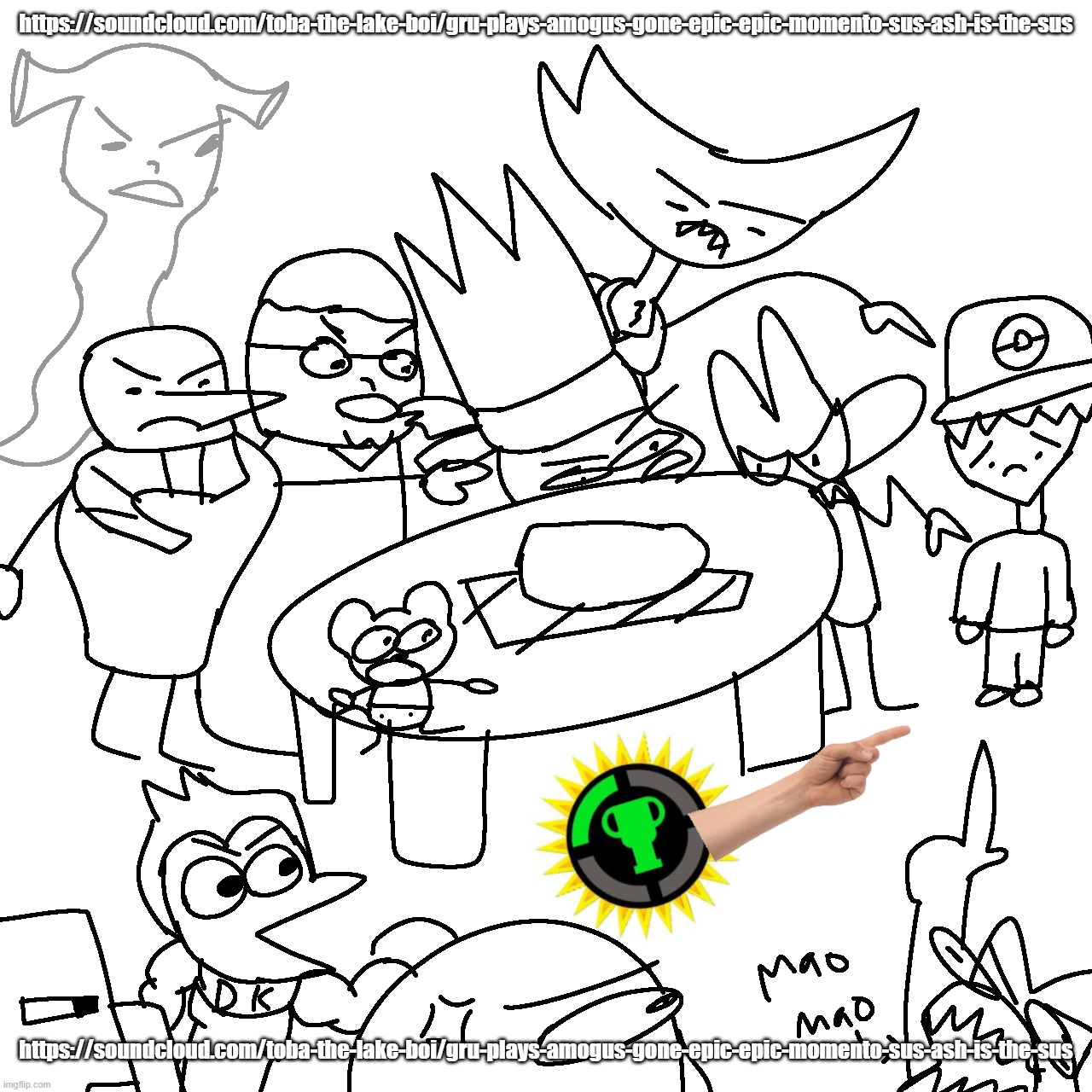https://soundcloud.com/toba-the-lake-boi/gru-plays-amogus-gone-epic-epic-momento-sus-ash-is-the-sus | https://soundcloud.com/toba-the-lake-boi/gru-plays-amogus-gone-epic-epic-momento-sus-ash-is-the-sus; https://soundcloud.com/toba-the-lake-boi/gru-plays-amogus-gone-epic-epic-momento-sus-ash-is-the-sus | image tagged in h | made w/ Imgflip meme maker