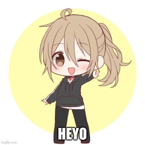 HEYO | image tagged in lily wave picrew | made w/ Imgflip meme maker