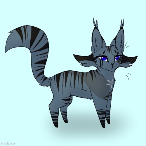 Sharpstripe, Jadedmorning’s sister | image tagged in sharpstripe,stripes that are sharp,sharp | made w/ Imgflip meme maker