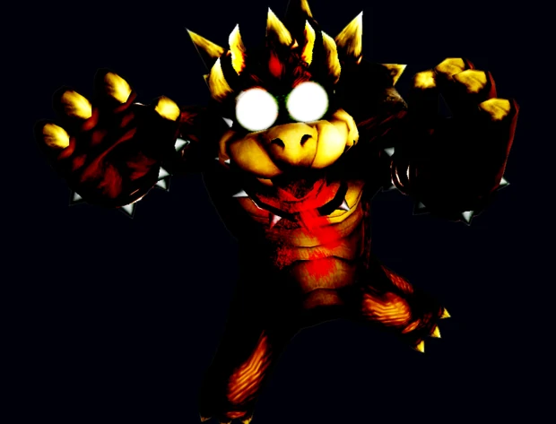 virus bowser Blank Meme Template