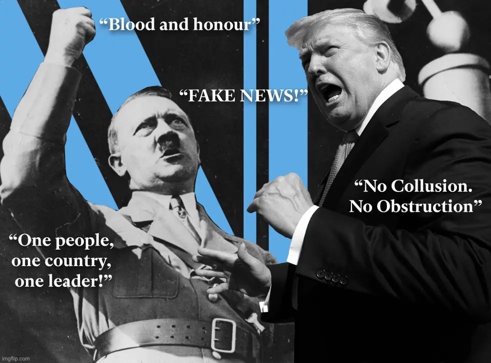 these comparisons are offensive and wrong, maga | image tagged in fake news lugenpresse,maga,trump hitler,hitler trump,fake news,lying press | made w/ Imgflip meme maker