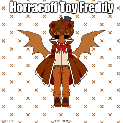 Fnaf 2! | Horracoff Toy Freddy | image tagged in charat,fnaf,fnaf 2 | made w/ Imgflip meme maker