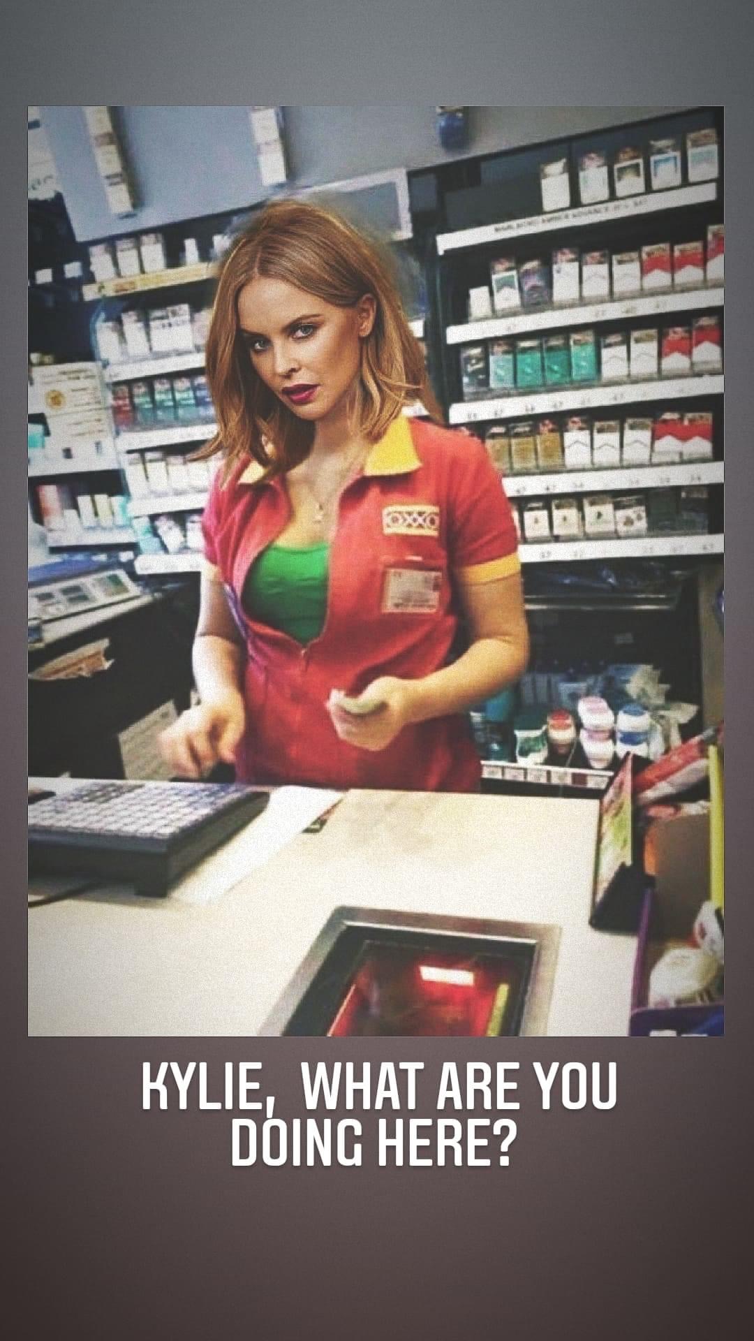 Kylie what are you doing here Blank Meme Template