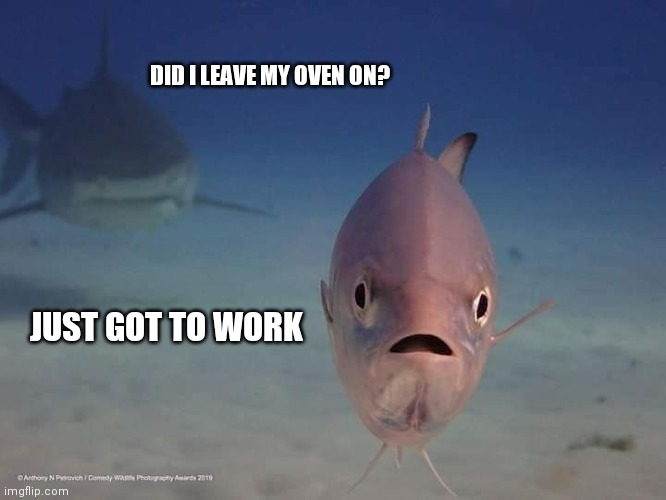 DID I LEAVE MY OVEN ON? JUST GOT TO WORK | made w/ Imgflip meme maker