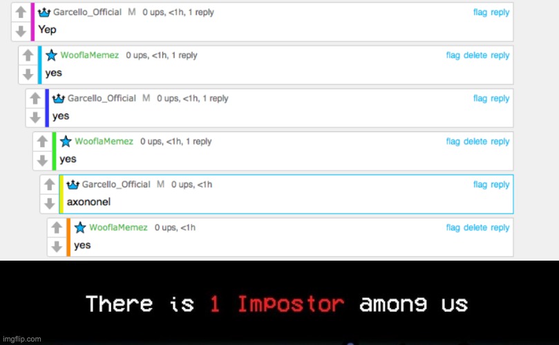 Hmm | image tagged in 1 impostor | made w/ Imgflip meme maker