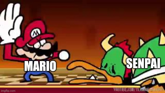 SENPAI MARIO | made w/ Imgflip meme maker