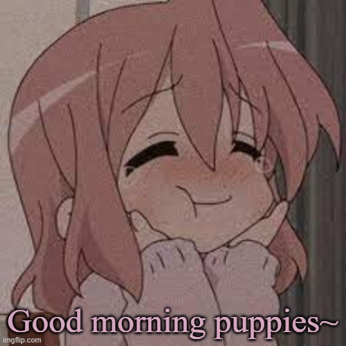 Coot | Good morning puppies~ | image tagged in coot | made w/ Imgflip meme maker