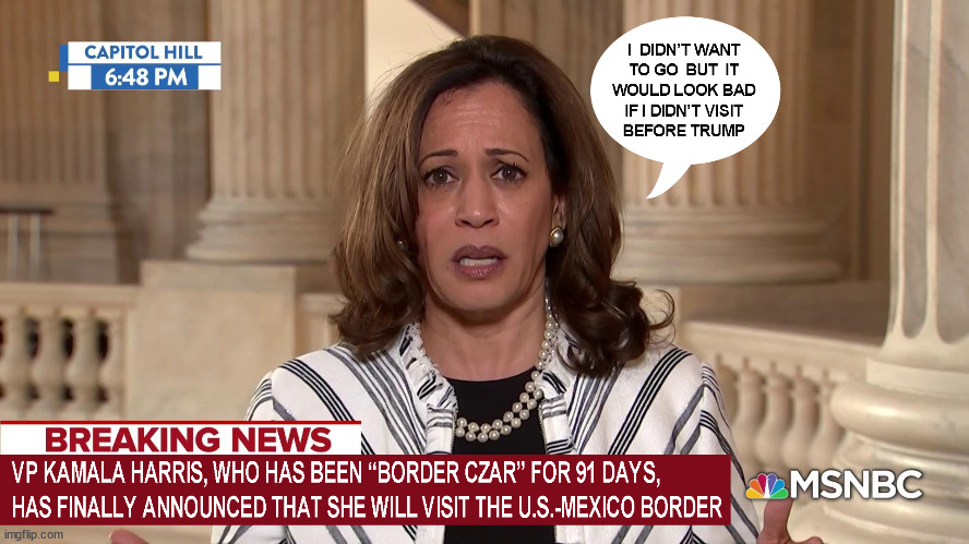 El Paso, not really where the issue is. Another photo opp. | image tagged in kamala ho,kamala harris,skank,worthless | made w/ Imgflip meme maker