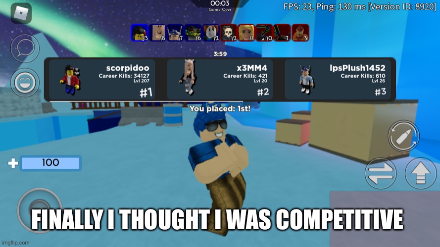 FINALLY I THOUGHT I WAS COMPETITIVE | made w/ Imgflip meme maker